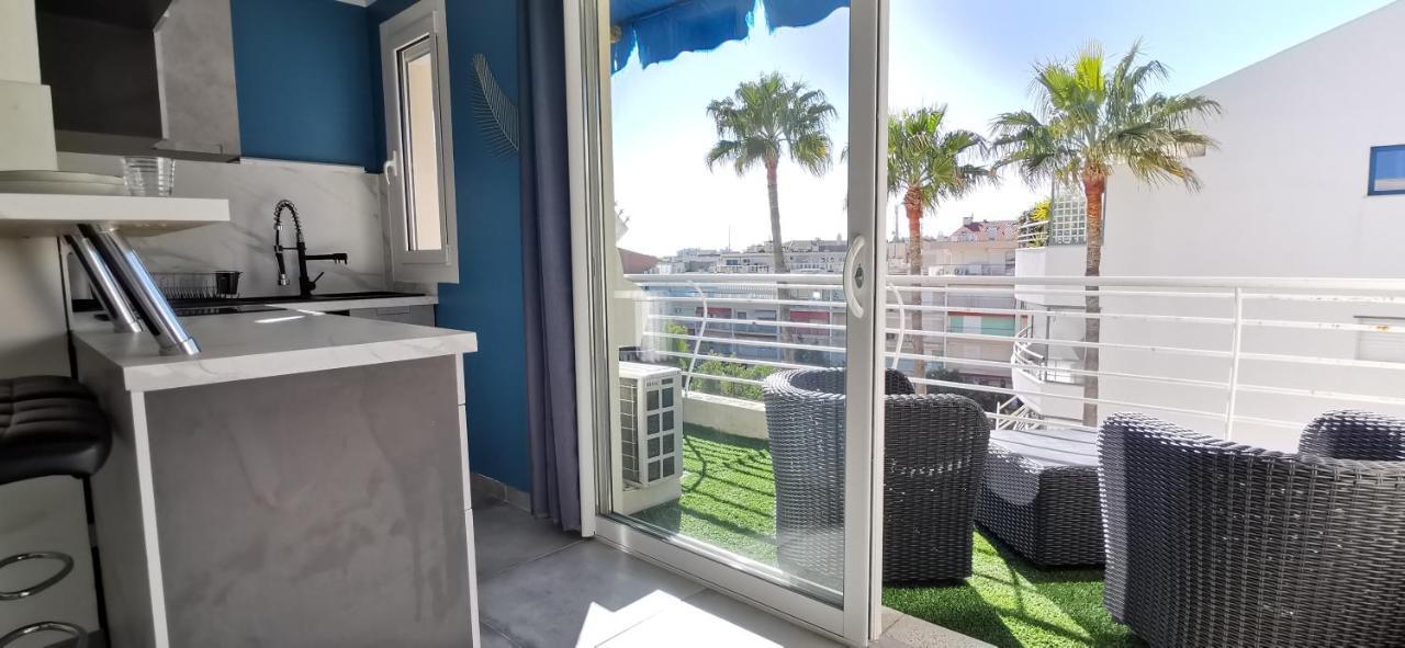 Cannes Pointe Croisette Studio Plage 2 Min A Pieds Exteriör bild